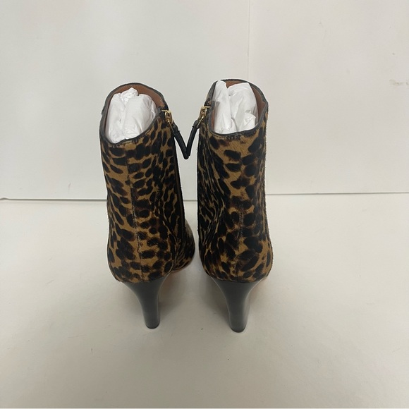Tory Burch Lila Genuine Leopard Print Calf Hair PointedToe Bootie - Duplicate - Picture 8 of 13